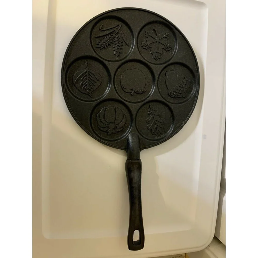 Nordic Ware Pancake Skillet Griddle Silver Dollar‎ Size Fall Options